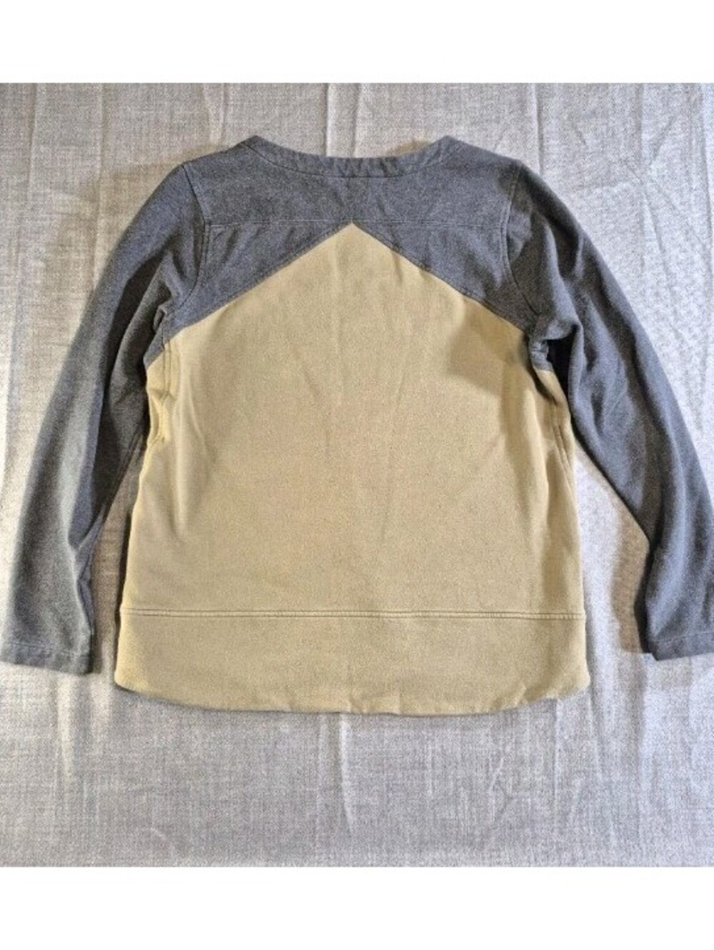 The North Face EZ Colorblock Pullover Sweatshirt Women's Large Gray Taupe - Picture 8 of 8